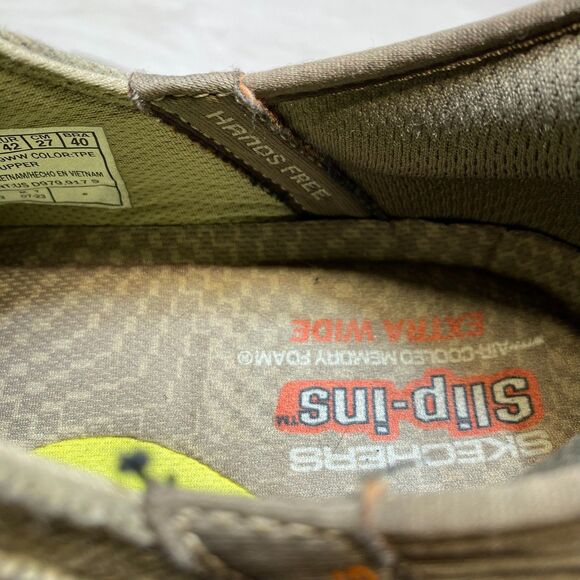 Skechers Slip-Ins RF Respected Holmgren Sneakers Mens Size 9 Taupe Walking Shoes main image 5